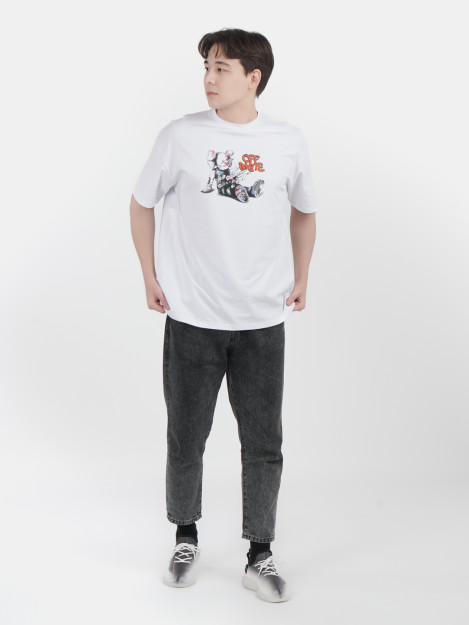 XL bosilgan futbolka F01
