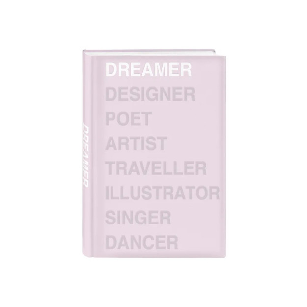 Ежедневник Dreamer (розовый). А5, твердый переплет, блинтовое тиснение, полусупер, 224 стр. 33934