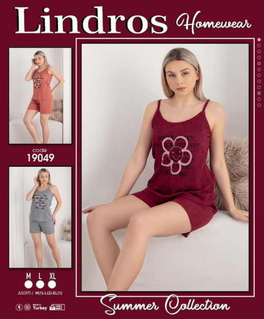 Lindros pijamalari, Bordo XL XL W19049XL
