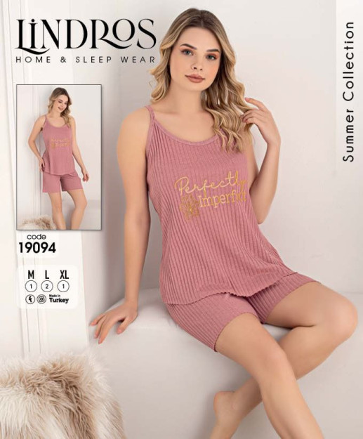 Lindros Pijamalari, Pushti L L W19094L