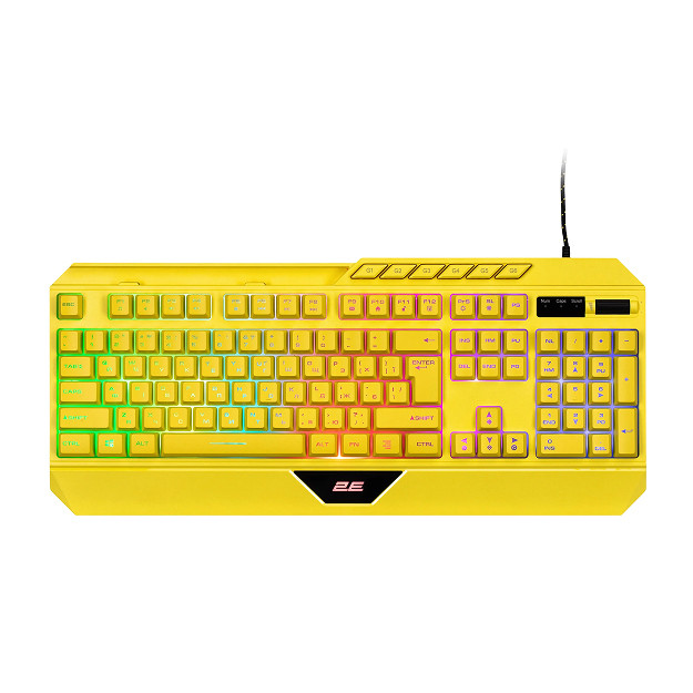 O'yin klaviaturasi 2E GAMING KG315 110key RGB Yellow