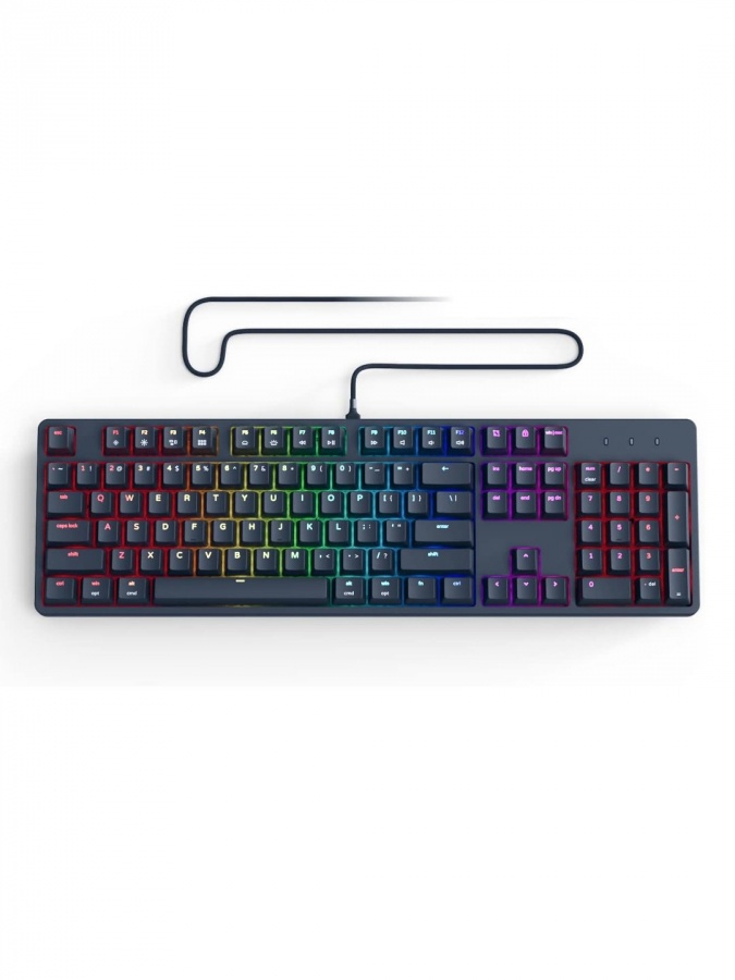 Pwnage Ultra Custom Black - Brown Switches o'yin mexanik klaviaturasi