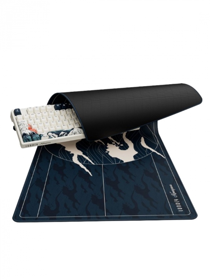 O'yin mexanik klaviaturasi Lunacy Kanagawa + Mousepad Beige