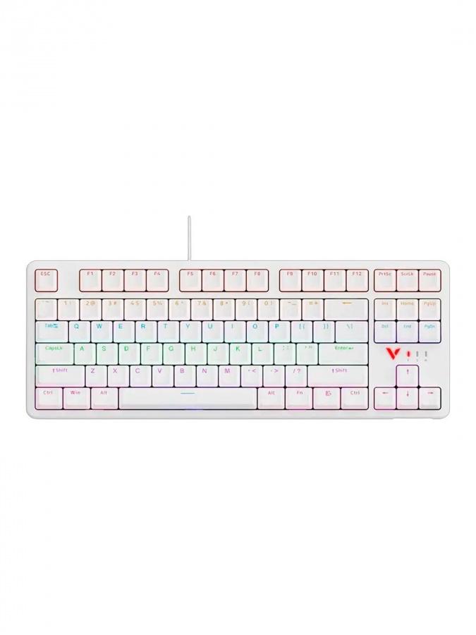 Klaviatura Rapoo V500PRO-87 — 87 tugmali, alyuminiy ustki qism