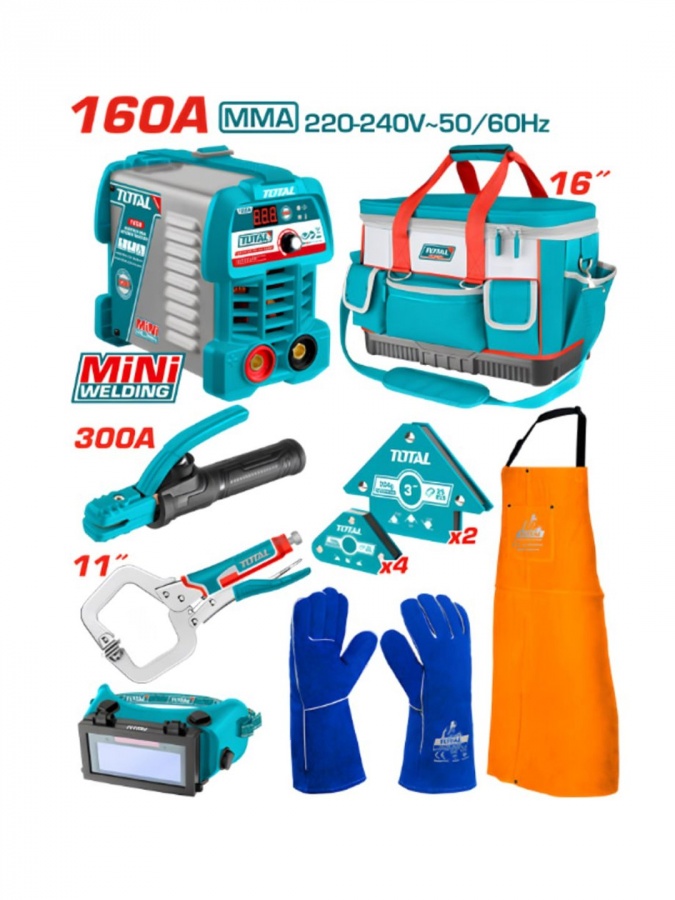 Elektr asboblar to'plami TOTAL TOS23095 (payvandlash apparati va aksessuarlar)