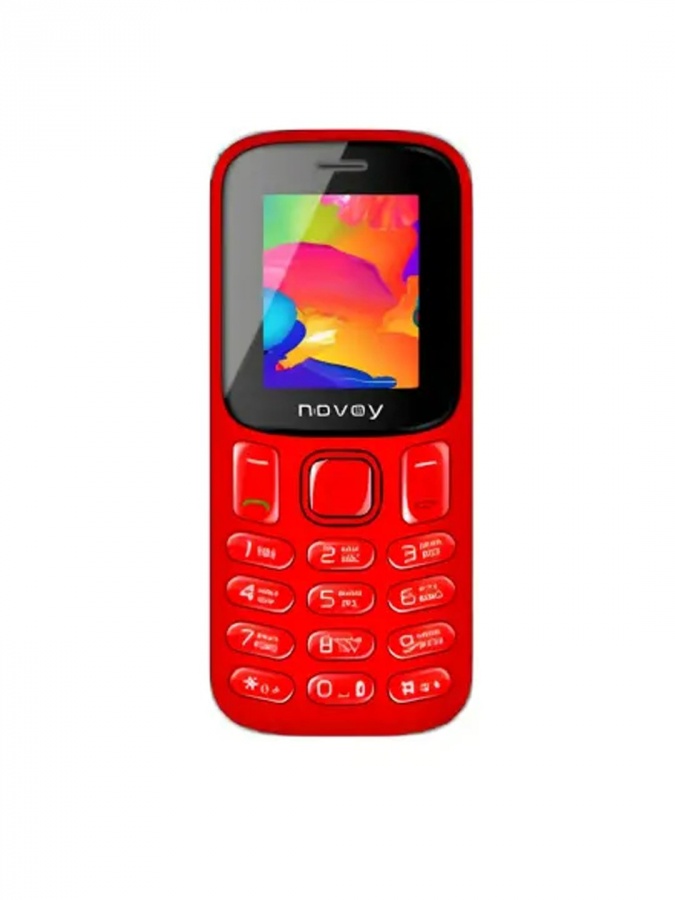 Tugmachali telefon Novey M185 Red