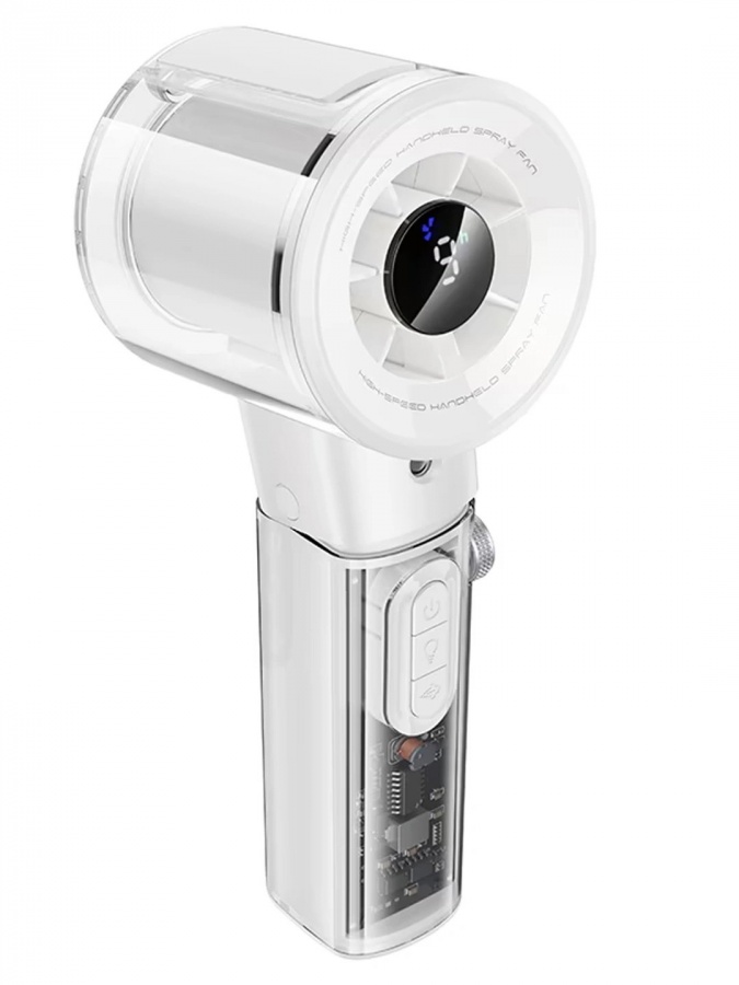 Вентилятор HOCO HX614 Spray, USB, 3 скорости White