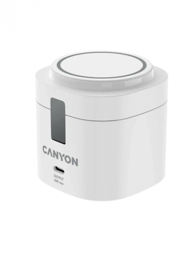 Зарядная станция Canyon OnCharge 405 15W (Qi2, 4 в 1) White