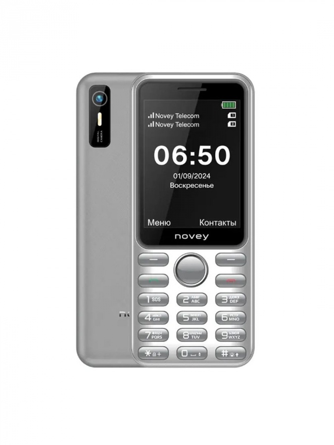 Кнопочный телефон Novey A65 Grey