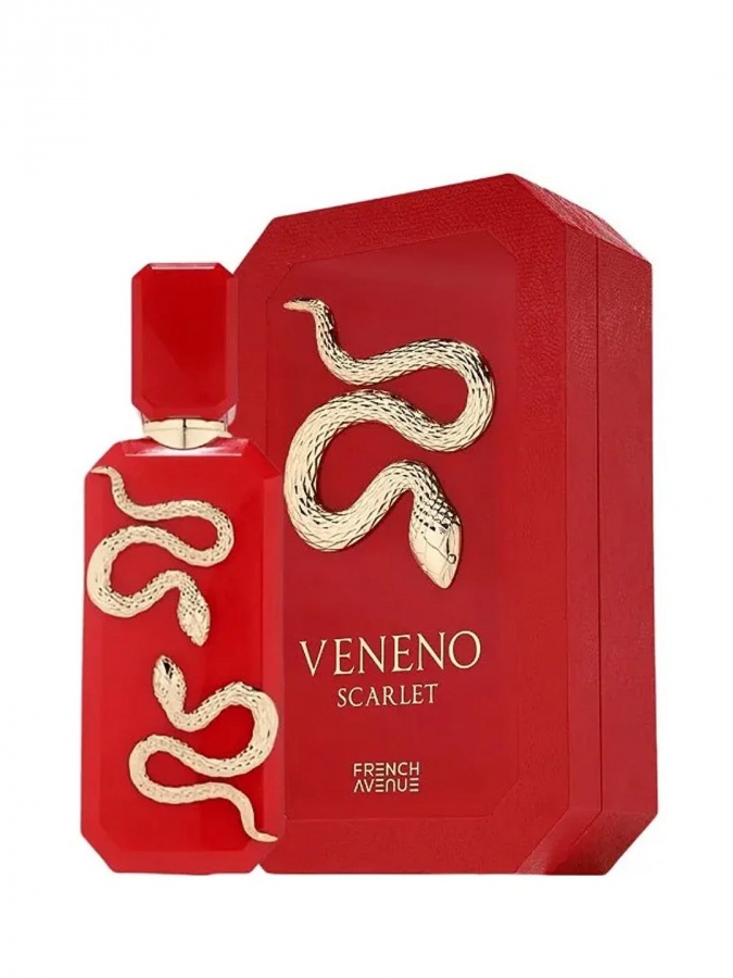 French Avenue Veneno Scarlet uniseks parfyum, 100ml duxi, arabiston atir EDP