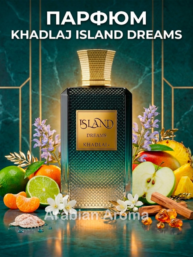 Khadlaj Island Dreams uniseks, 100ml BAA Louis Vuitton Symphony analogi