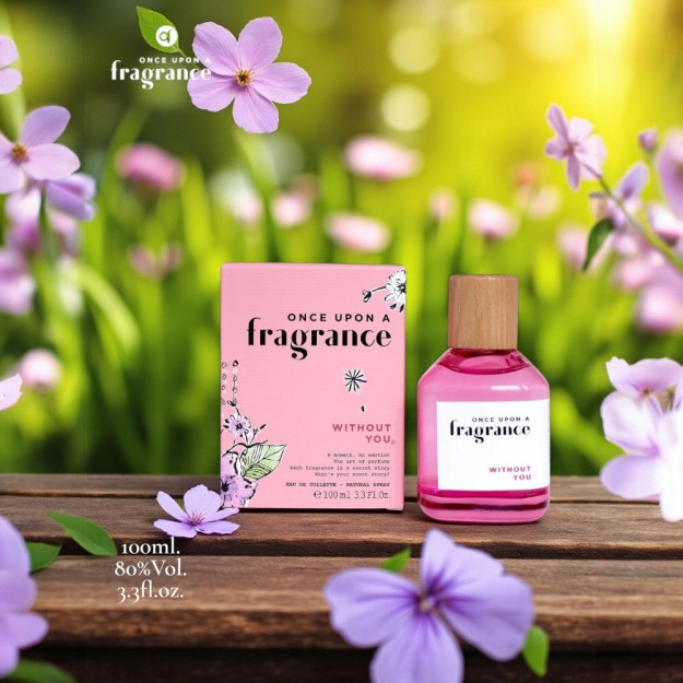 Jenskaya parfyumernaya voda FRAGRANCE LOVE AT THE FIRST SCENT, 100 ml prozrachniy