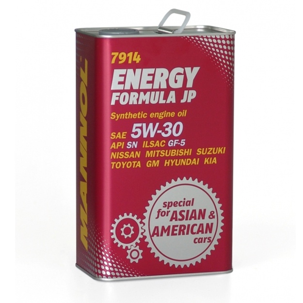 Mannol Energy formula jp 5w30 Gm dexos I API SN 4 л  Металл