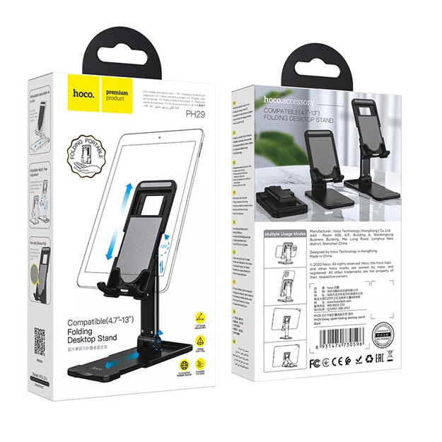 Avtomobil ushlagichi Holder Hoco PH29 Qora