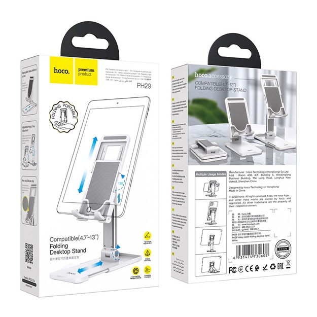 Avtomobil ushlagichi Holder Hoco PH29 Qora