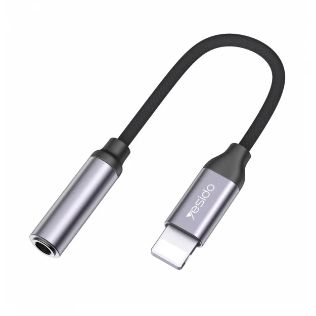 Yesido YAU37 Аудиоадаптер для iPhone Lightning на AUX 3,5 мм