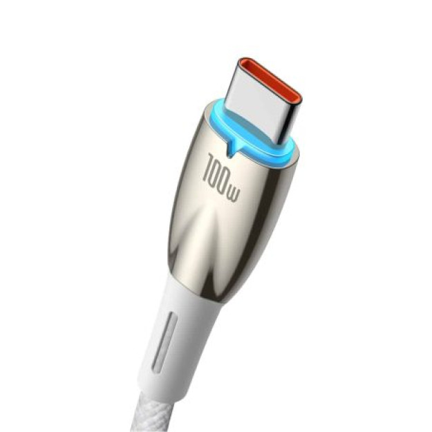 Baseus Glimmer USB-Type-C seriyali ma'lumotlarni tez zaryadlovchi kabeli, 100W