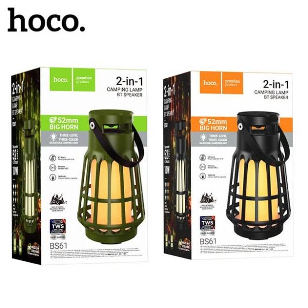 LED yoritgichli simsiz Bluetooth karnay chiroq Hoco Bs61 61303