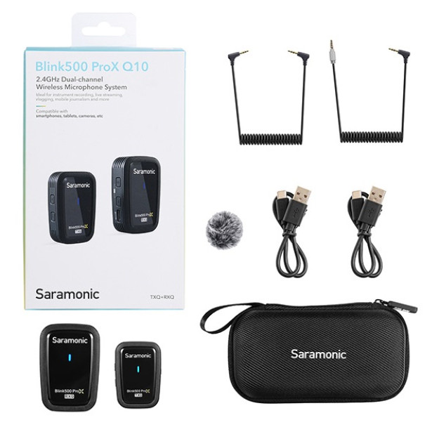 Беспроводной петличный микрофон Saramonic Blink500 ProX Q10 61856