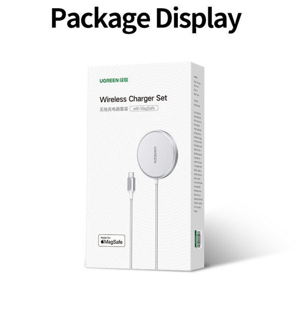 Беспроводное зарядное устройство UGREEN CD284 MagSafe 15W 65198