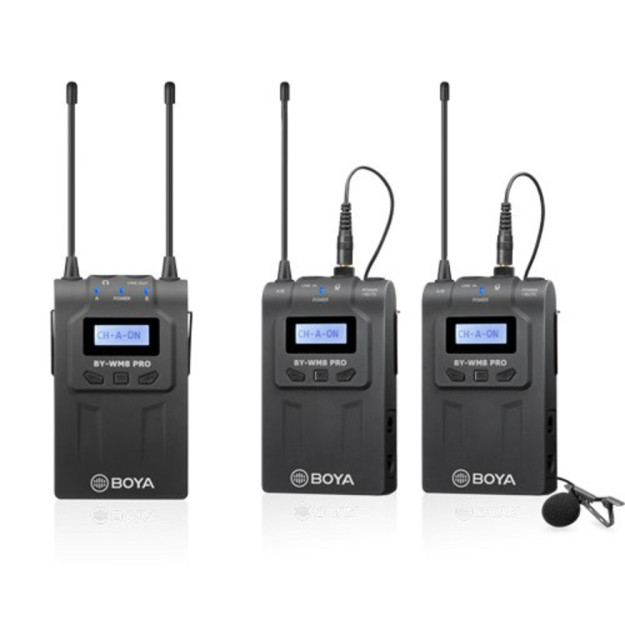 BOYA by-wm8 PRO-k2 ikki kanalli simsiz mikrofon tizimi 65823