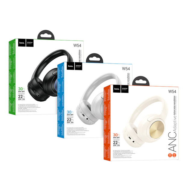 беспроводные наушники bluetooth blu hoco w54 anc 65941