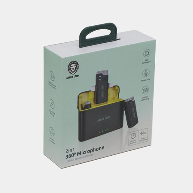 Green Lion 3 simsiz mikrofoni 1 360° (GN3IN1MIC360D) 66152