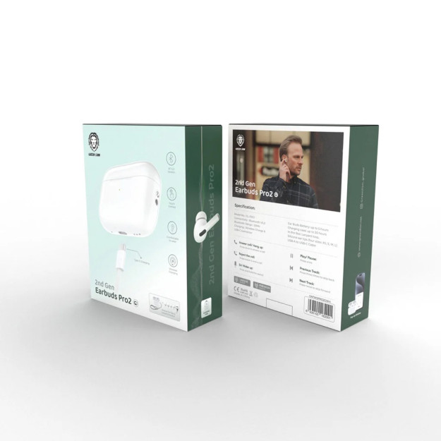 Беспроводные наушники  BLU GREEN 2nd Gen Earbuds Pro 66453